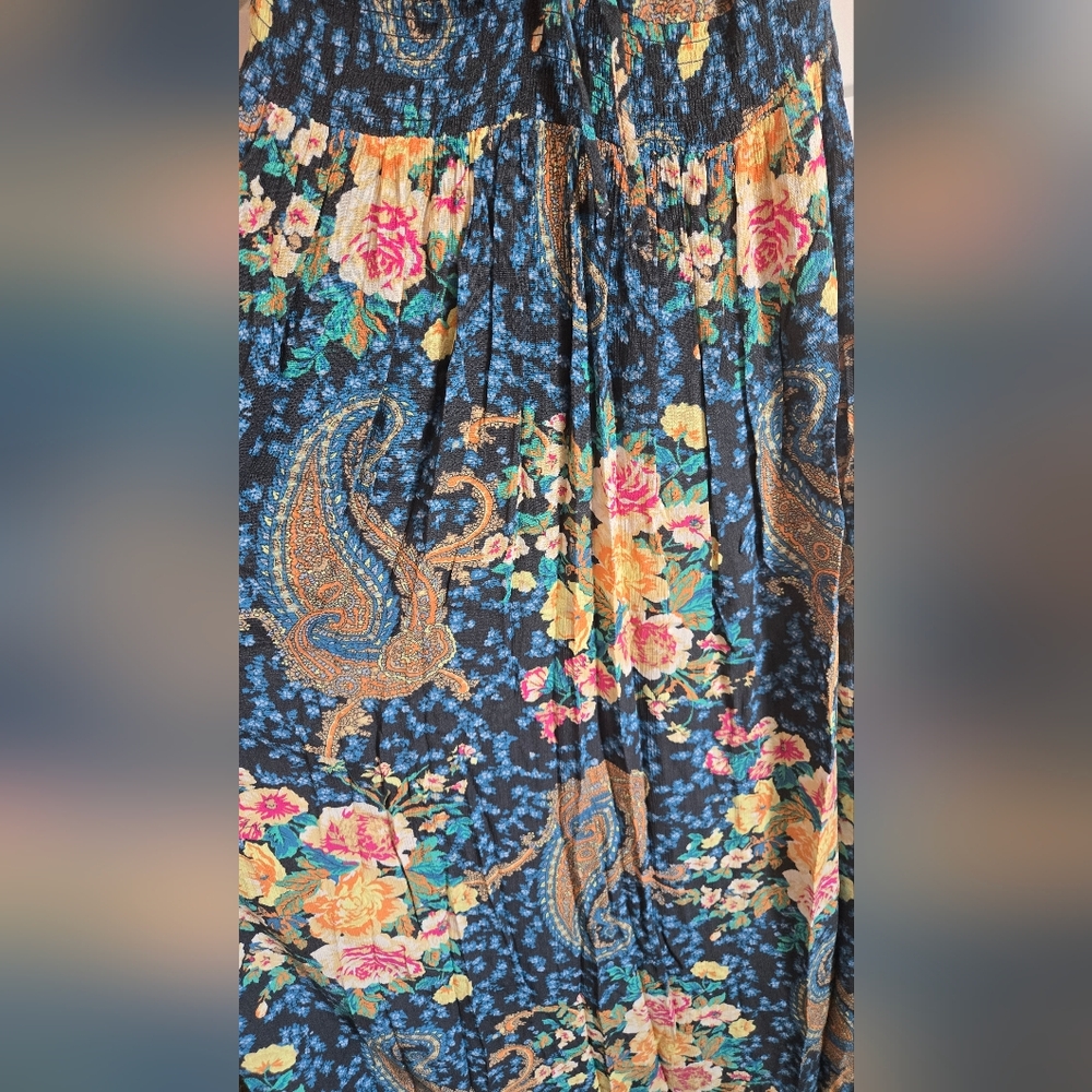 O'Neill Blue Floral Maxi Dress - Picture 3 of 4